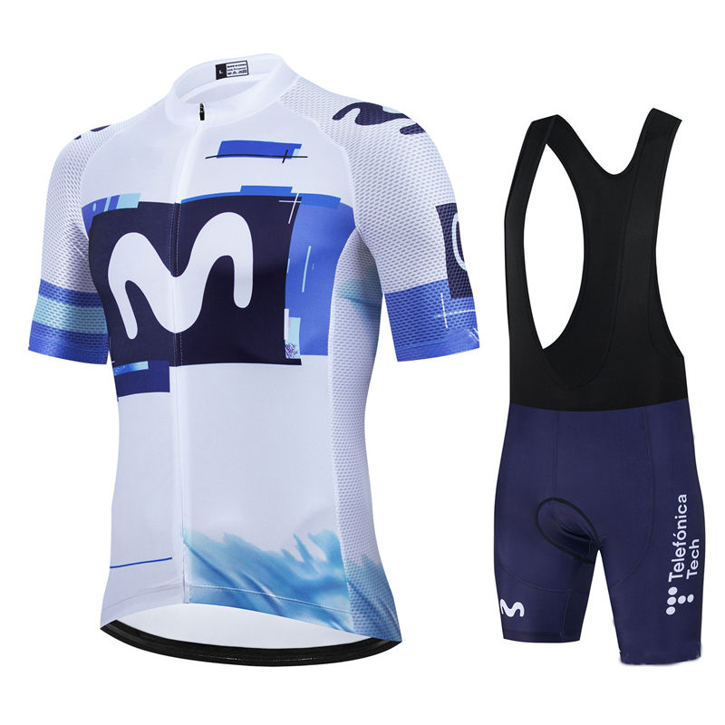 Movistar Pro Team 여름 사이클링 저지 정 - Cycling Gear Brands 리뷰 및 가격